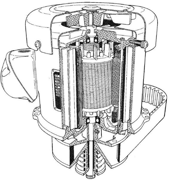 Picture of F537 , Brigeport Head Motor 2Hp
